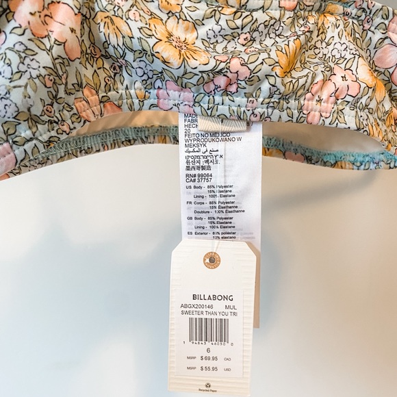 Billabong Girls Sweeter Than You Swimsuit Top - Picture 5 of 8